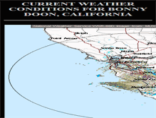 Tablet Screenshot of bonnydoonweather.com